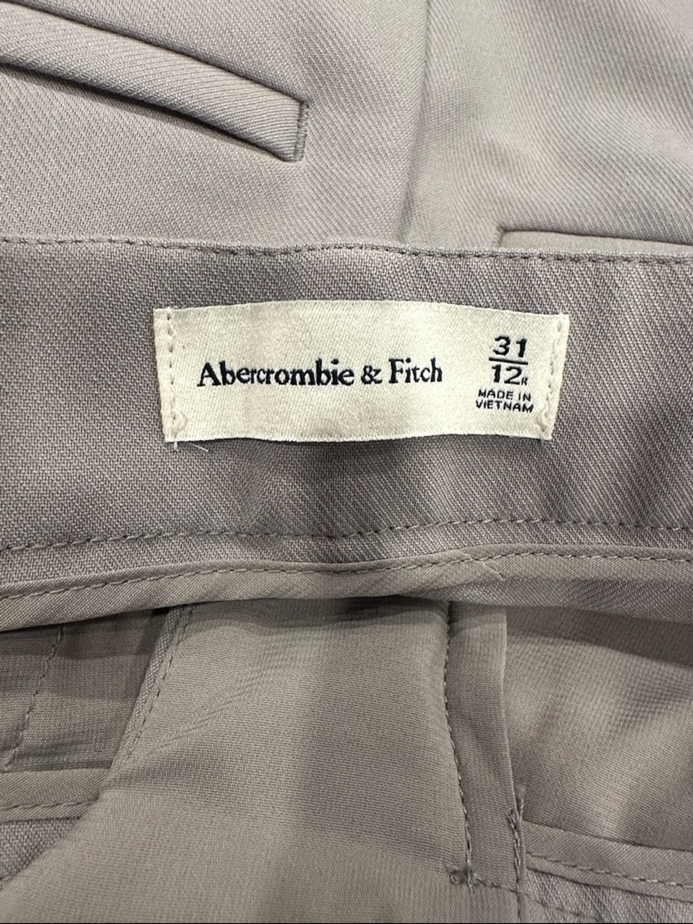 Abercrombie & Fitch Sloan Tailored Gray Pants - Picture 3 of 7